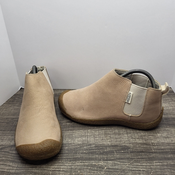 Keen Mosey Chelsea Womens Sz 9 Tan Leather Outdoor Boho Ankle Boots 1026453 - Picture 1 of 10